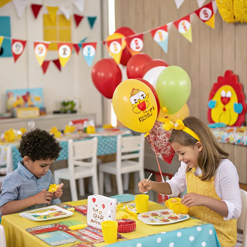 Chicken Craft Birthday Party