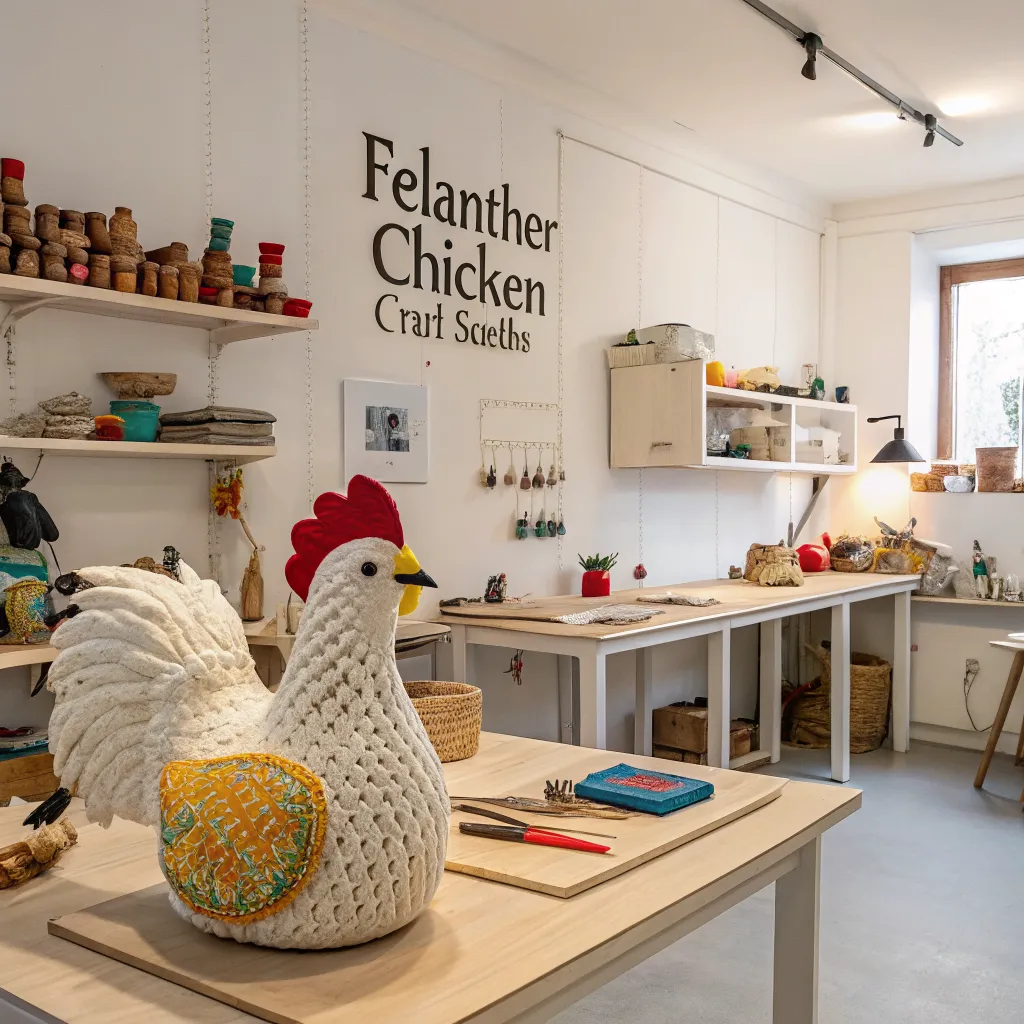 FELANTHER Chicken Craft Studio